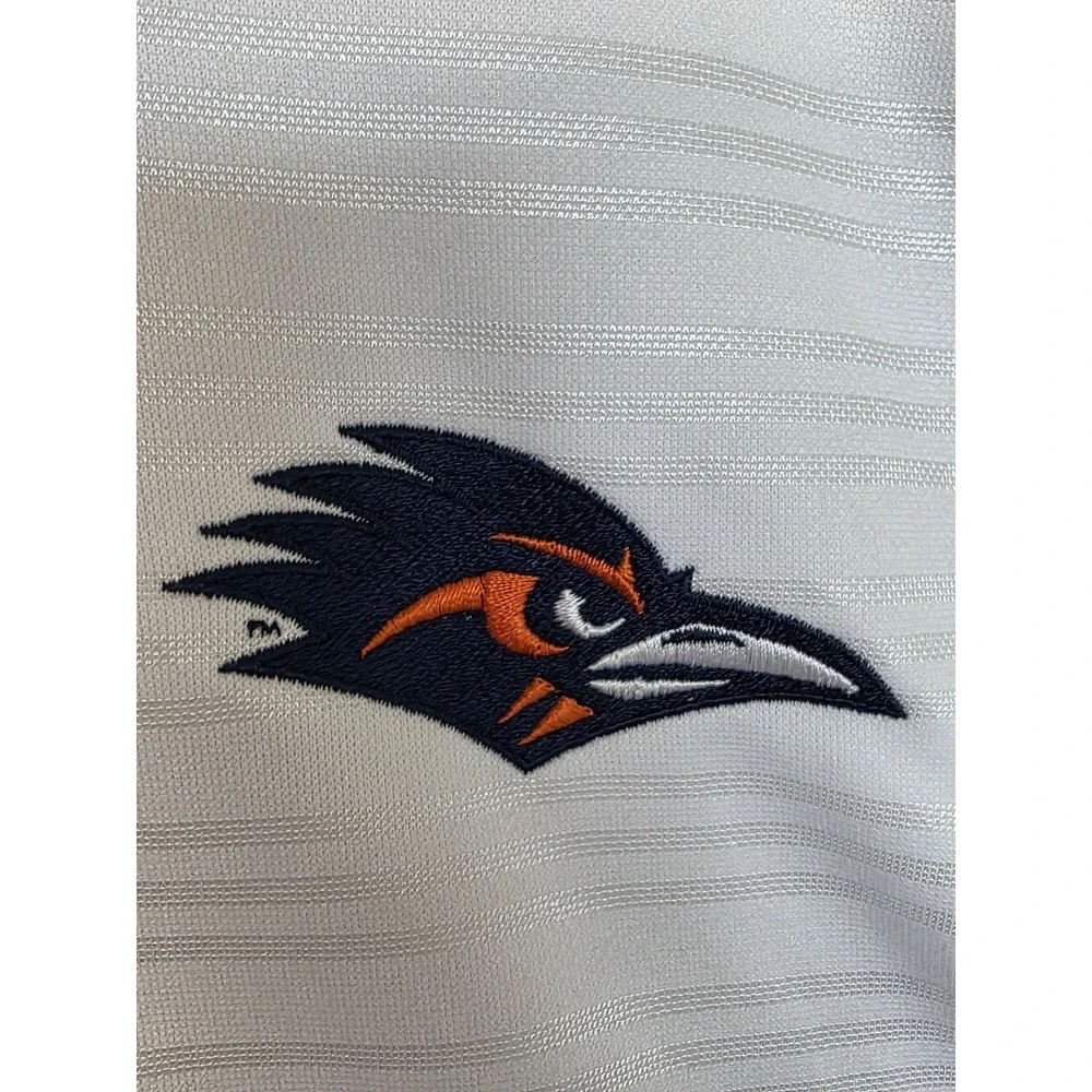 UTSA Roadrunners Polo Shirt Mens 3XL White NCAA Football Adidas Climacool‎ Coach